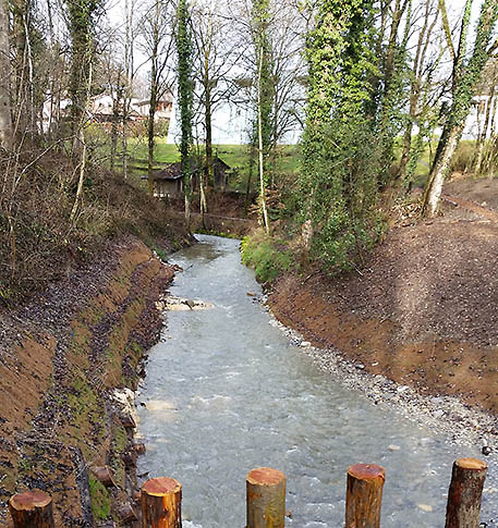 Renaturation du ruisseau du Gobé