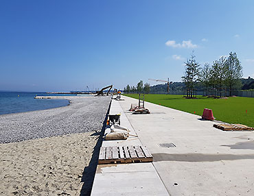 La plage des Eaux-Vives